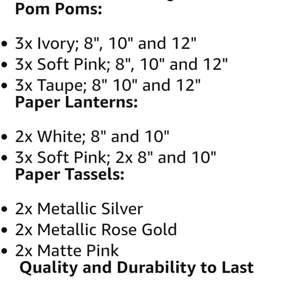 Girl Baby Shower Decorations - Picture 5 of 6